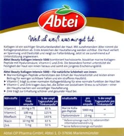 Abtei Beauty Kollagen Intensiv 5000 Trinkampullen - 25ml X 10 Stück -Compo-Laden Abtei20Beauty20Kollagen20Intensiv20500020Trinkampullen 73403 H01