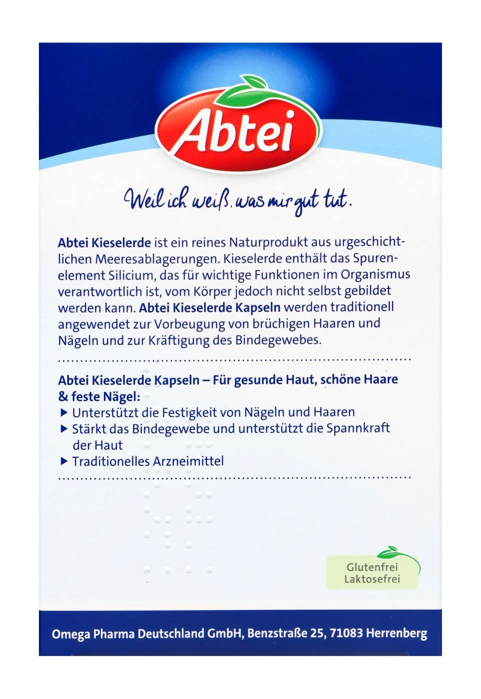 Abtei Kieselerde Kapseln Intensiv - 210 Stück 3 Abtei Kieselerde Kapseln Intensiv - 210 Stück – Bild 3