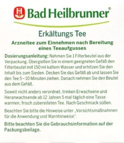 Bad Heilbrunner Erkältungstee - 8 Beutel -Compo-Laden Bad20Heilbrunner20Erkaeltungstee 75617 L01