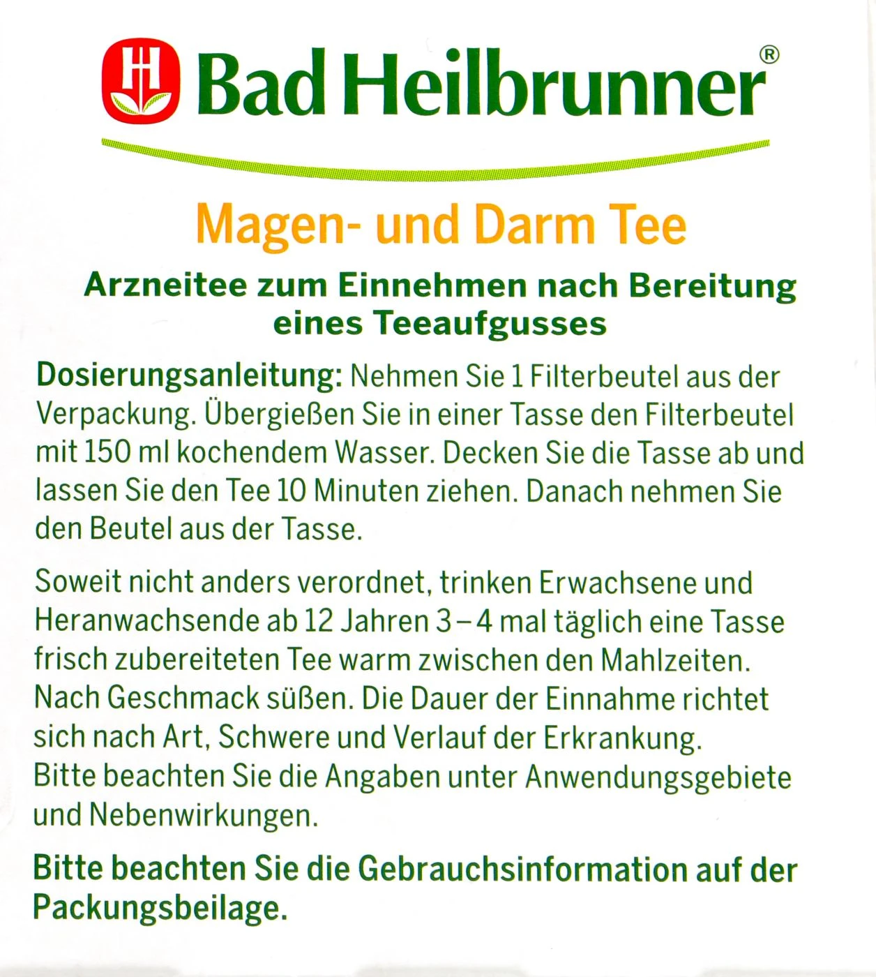 Bad Heilbrunner Magen- Und Darmtee - 8 Beutel 4 Bad Heilbrunner Magen- Und Darmtee - 8 Beutel – Bild 4