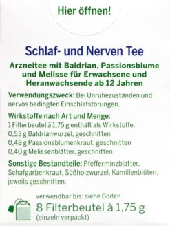 Bad Heilbrunner Schlaf- Und Nerventee - 8 Beutel -Compo-Laden Bad20Heilbrunner20Schlaf 20und20Nerventee 74527 H01