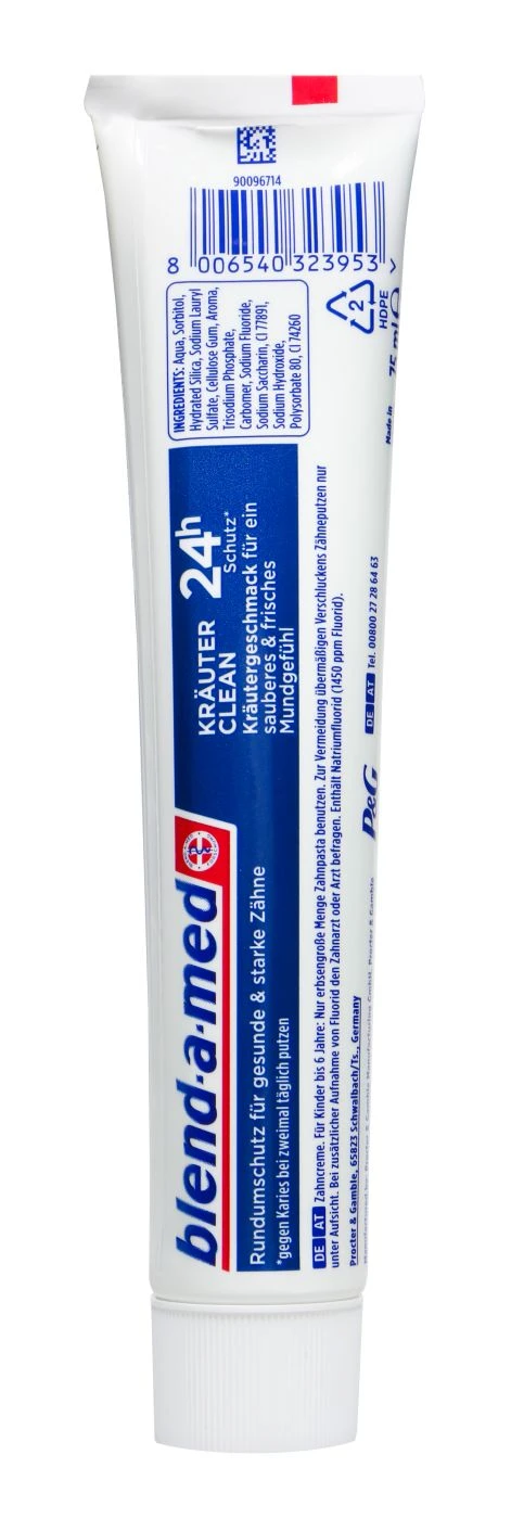 Blend-a-Med Zahnpasta Kräuter Clean - 75 Ml 2 Blend-a-Med Zahnpasta Kräuter Clean - 75 Ml – Bild 2