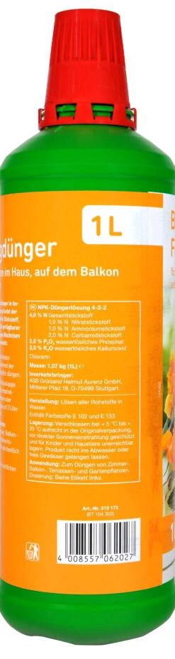 Blumendünger Ohne Guano - 1 L 5 Blumendünger Ohne Guano - 1 L -Compo-Laden Blumenduenger20ohne20Guano 35115 H02