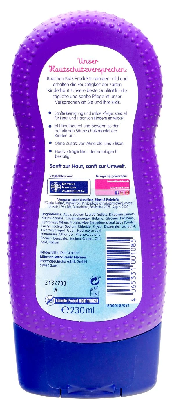 Bübchen Shampoo & Showergel 3 In 1 Meereszauber - 230 G 2 Bübchen Shampoo & Showergel 3 In 1 Meereszauber - 230 G – Bild 2