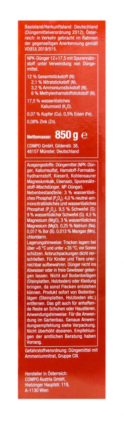 COMPO BIO Tomaten Langzeit-Dünger Mit Schafwolle - 0,85 Kg -Compo-Laden COMPO20BIO20Tomaten20Langzeit Duenger20mit20Schafwolle 34215 R01