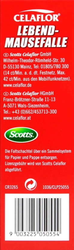 Celaflor Lebend Mausefalle -Compo-Laden Celaflor20Lebend20Mausefalle 35307 L01