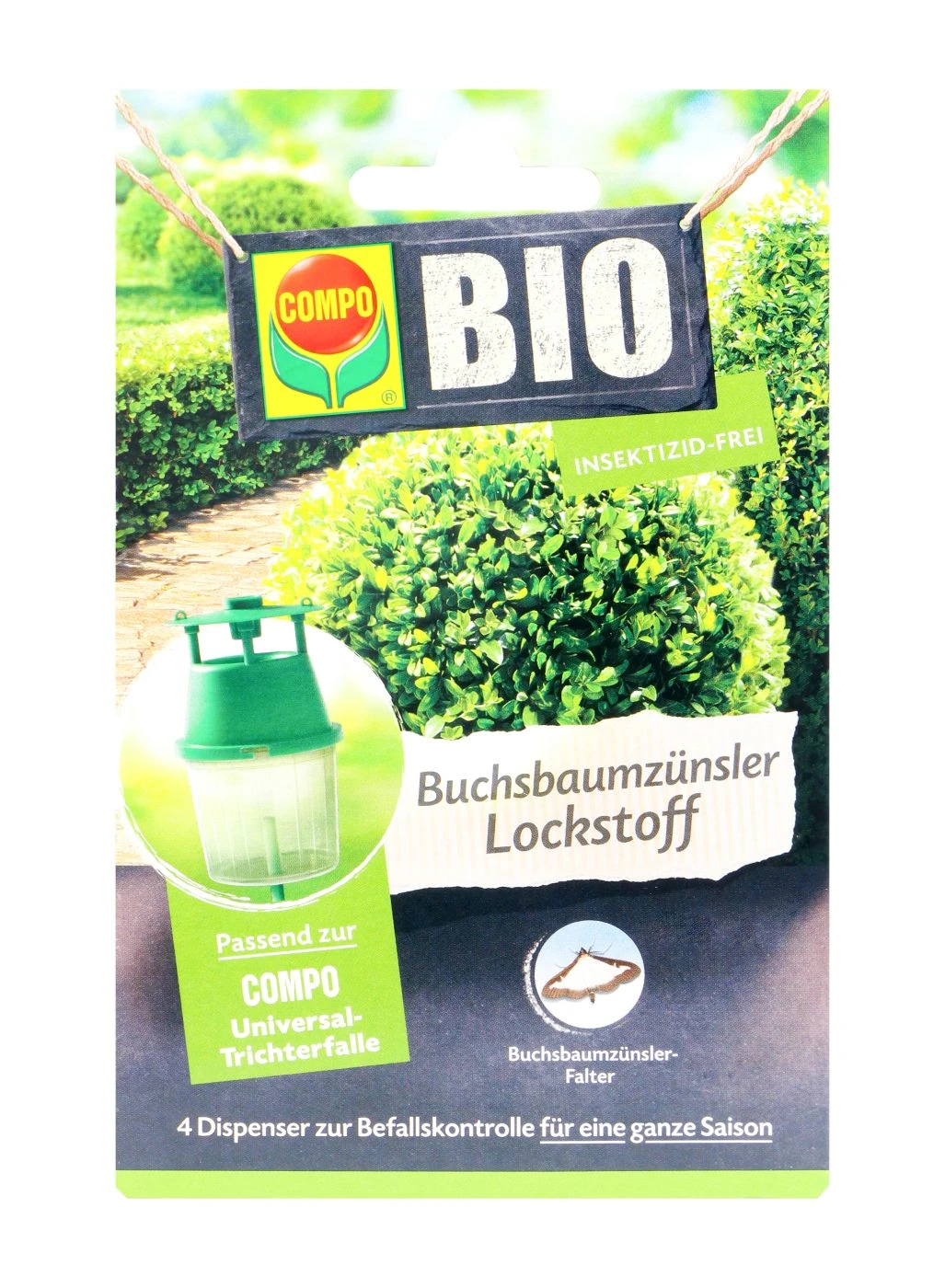 Compo Bio Buchsbaumzünsler Lockstoff - 3 Stück 1 Compo Bio Buchsbaumzünsler Lockstoff - 3 Stück