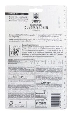 Neue Veröffentlichungen -Compo-Laden Compo20Bluehpflanzen20Duengestaebchen 36764 H01