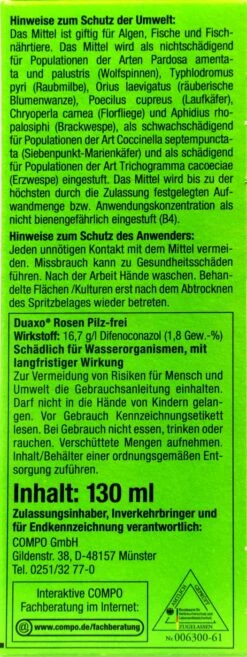 Compo Duaxo Rosen-Pilz-frei - 130 Ml -Compo-Laden Compo20Duaxo20Rosen20Pilz frei 31340 L01