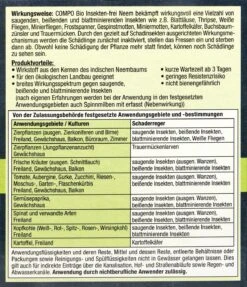 Compo Bio Insekten-frei Neem - 75 Ml -Compo-Laden Compo20Insektenfrei20Neem 31226 H01