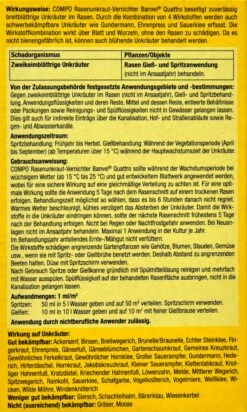 Compo Rasenunkraut-Vernichter Banvel Quattro - 150 Ml -Compo-Laden Compo20Rasenunkraut Vernichter20Banvel20Quattro 33421 H01