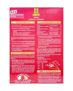 Compo Rosen Langzeit-Dünger - 0,85 Kg 6 Compo Rosen Langzeit-Dünger - 0,85 Kg -Compo-Laden Compo20Rosenduenger 31829 H01