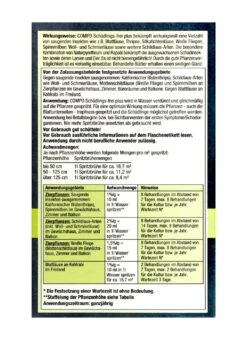 Compo Schädlings-frei Plus - 100 Ml 6 Compo Schädlings-frei Plus - 100 Ml -Compo-Laden Compo20Schaedlings frei20plus 31248 H01