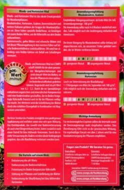 Compo Spezialdünger Rhodo- Und Hortensien Vital - 1 Kg -Compo-Laden Compo20Spezialduenger20Rhodo 20und20Horstensien20Vital 31830 H01