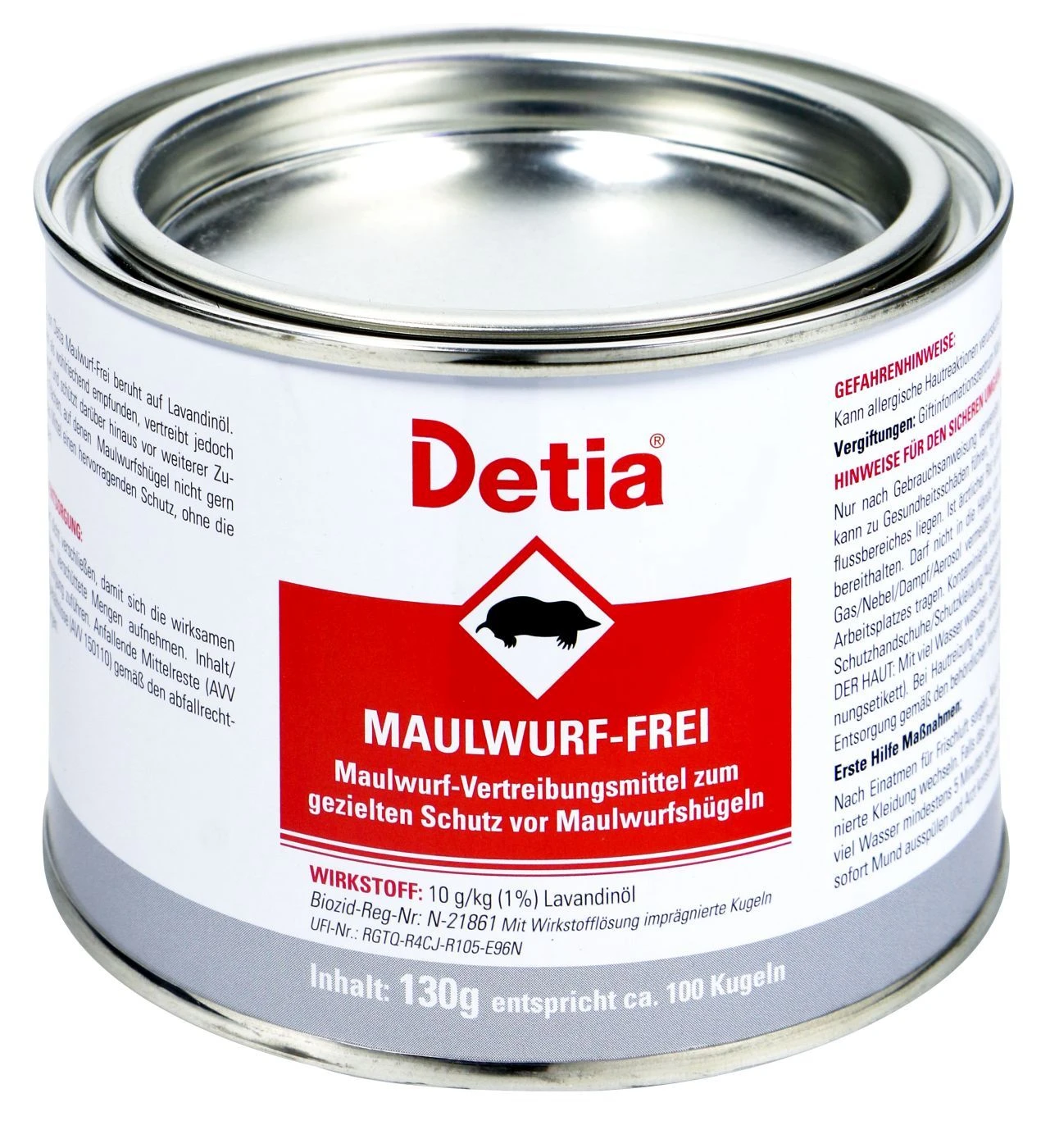 Detia Maulwurf-frei - 130 G 1 Detia Maulwurf-frei - 130 G