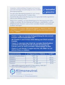 Doppelherz Glucosamin 1200 +D3+K+C Tabletten - 30 Stück -Compo-Laden Doppelherz20Glucosamin20120020D3KC20Tabletten 77823 H01
