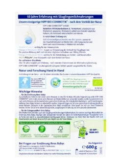 Hipp 2033 Bio Folgemilch 3 Combiotik - 600 G -Compo-Laden Hipp20203320Bio20Folgemilch20320Combiotik20 91209 H01