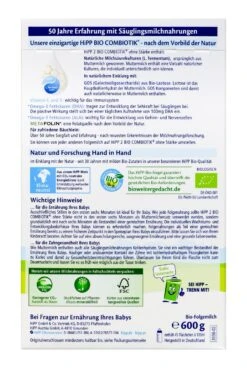 Hipp 2038 Bio Folgemilch 2 Combiotik - Glutenfrei - 600g -Compo-Laden Hipp20203820Bio20Folgemilch20220Combiotik20 20Glutenfrei 94347 H01
