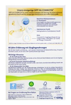 Hipp 2123 HA Pre Combiotik - 600 G -Compo-Laden Hipp20212320HA20pre20Combiotik 94844 H01