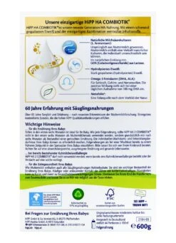 Hipp 2184 HA 2 Combiotik - 600g -Compo-Laden Hipp20218420HA20220Combiotik 94848 H01