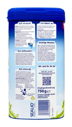 Humana Anfangsmilch Pre - 750g -Compo-Laden Humana20Anfangsmilch20Pre 94851 L01