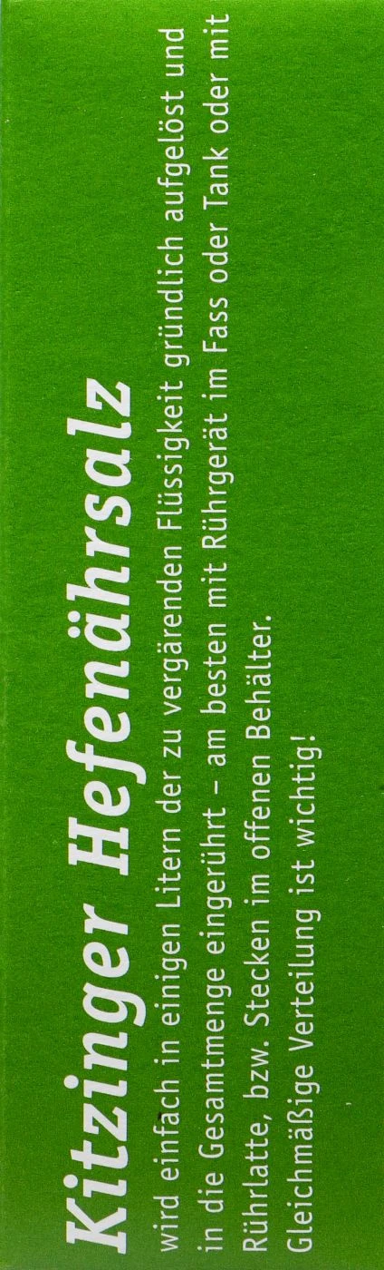 Kitzinger Hefenährsalz - 100 G 5 Kitzinger Hefenährsalz - 100 G – Bild 5