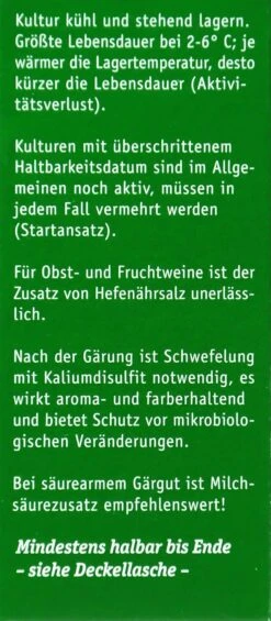 Kitzinger Reinzucht-Hefe Bordeaux - 20 Ml -Compo-Laden Kitzinger20Reinzuchthefe 15123 R01