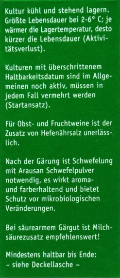 Kitzinger Hefe Haut Sauternes - 20 Ml -Compo-Laden Kitzinger Hefe Haut Sauternes 15119 R01