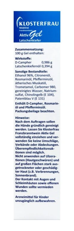 Klosterfrau Franzbranntwein Aktiv Latschenkiefer Gel - 150 G -Compo-Laden Klosterfrau20Franzbranntwein20Aktiv20Latschenkiefer20Gel20 90729 L01