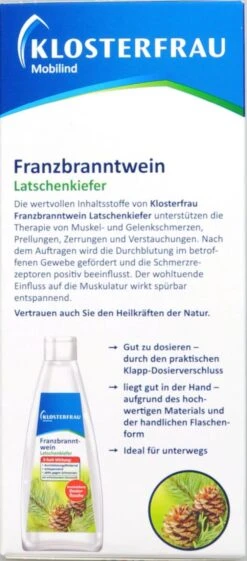 Klosterfrau Franzbranntwein Latschenkiefer - 200 Ml 6 Klosterfrau Franzbranntwein Latschenkiefer - 200 Ml -Compo-Laden Klosterfrau20Franzbranntwein20Latschenkiefer 15308 H01