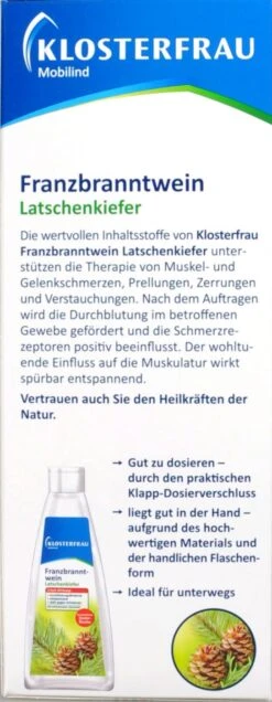 Klosterfrau Franzbranntwein Latschenkiefer - 400 Ml -Compo-Laden Klosterfrau20Franzbranntwein20Latschenkiefer 15322 H01