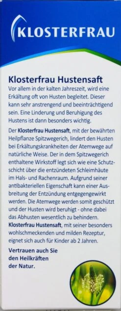 Klosterfrau Hustensaft - 200 Ml -Compo-Laden Klosterfrau20Hustensaft 04256 H01