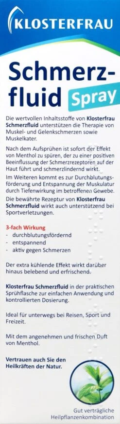 Klosterfrau Schmerzfluid Gelenkspray - 150 Ml -Compo-Laden Klosterfrau20Schmerzfluid20Gelenkspray 73315 H01
