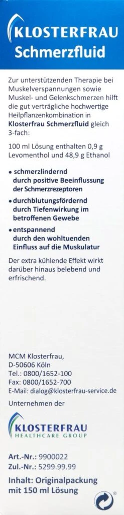 Klosterfrau Schmerzfluid Gelenkspray - 150 Ml -Compo-Laden Klosterfrau20Schmerzfluid20Gelenkspray 73315 L01