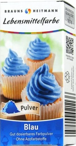 Lebensmittelfarbe Blau - 2 X 4 G