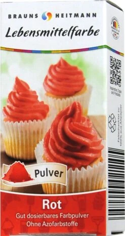 Lebensmittelfarbe Rot - 2 X 4 G