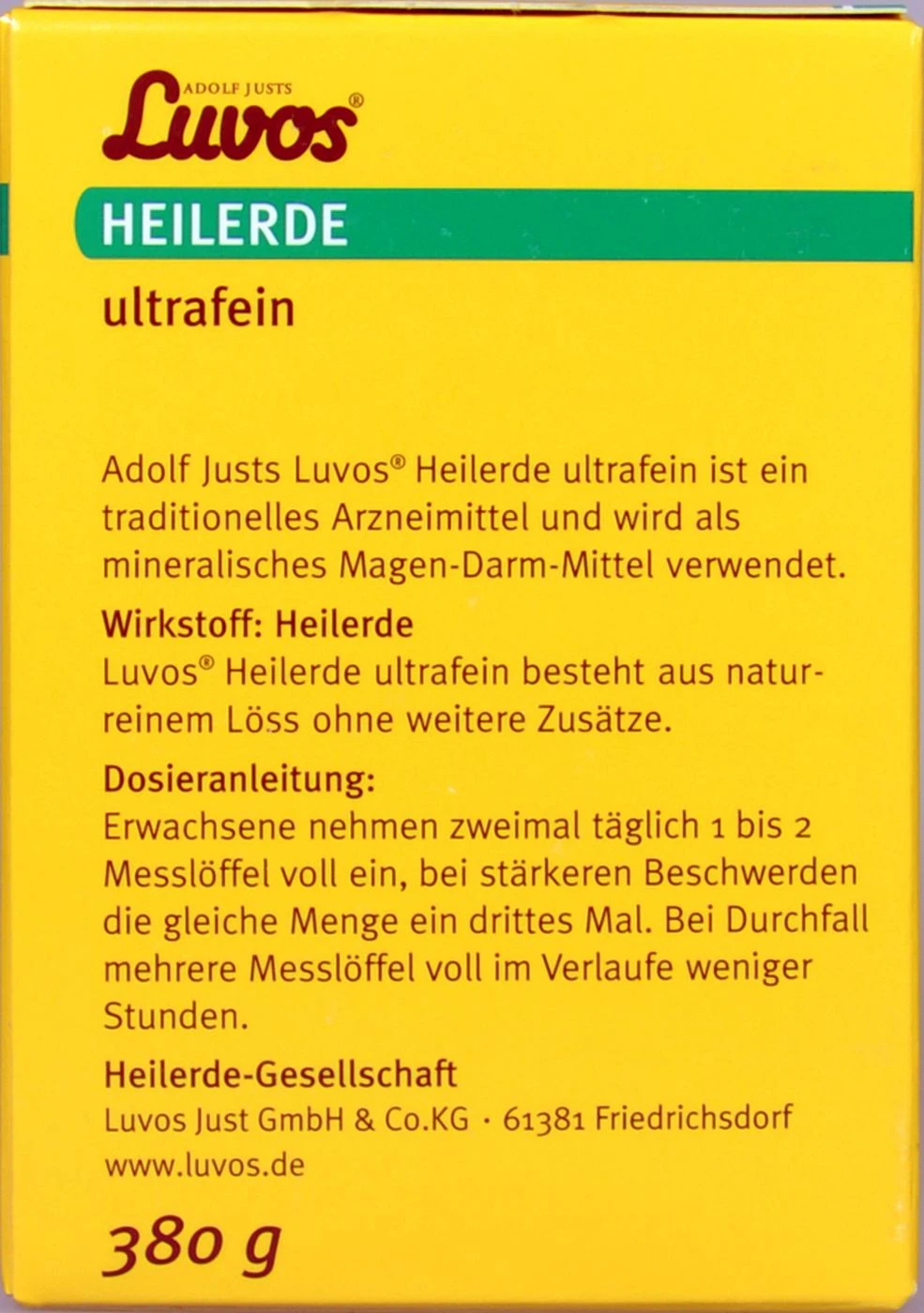 Luvos Heilerde Ultrafein - 380 G 3 Luvos Heilerde Ultrafein - 380 G – Bild 3