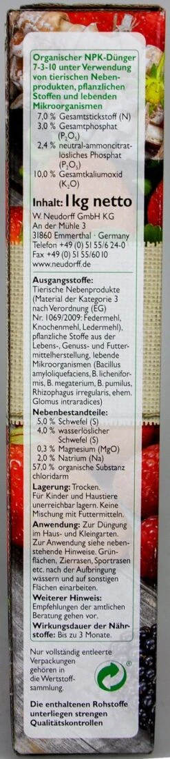 Neudorff Azet Beeren- & Obstdünger - 1 Kg -Compo-Laden Neudorff20Azet20Beeren 20und20Obstduenger 36768 L01