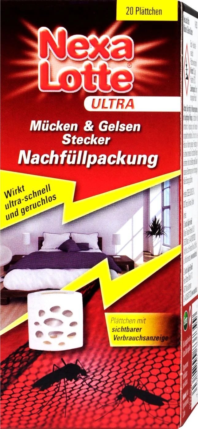 Nexa Lotte Mücken- Und Gelsenstecker Ultra Nachfüllpack - 20 Stück 1 Nexa Lotte Mücken- Und Gelsenstecker Ultra Nachfüllpack - 20 Stück