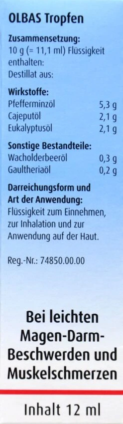 Olbas Tropfen - 12 Ml -Compo-Laden Olbas20Tropfen 19190 H01