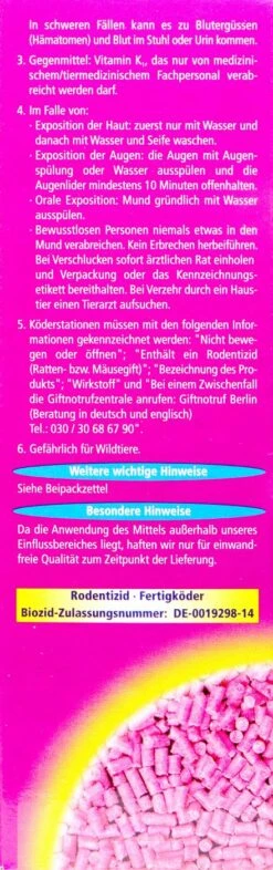 Delicia Ratron Granulat Power-Packs - 0,4 Kg -Compo-Laden Ratron20Granulat20Power20Packs 36211 L01