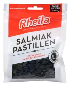 Rheila Salmiak Pastillen Zuckerfrei - 90 G