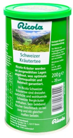 Ricola Schweizer Kräutertee - 200 G 5 Ricola Schweizer Kräutertee - 200 G -Compo-Laden Ricola20Schweizer20Kraeutertee 24313 H02