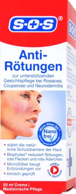 SOS Anti Rötungen Creme - 50 Ml