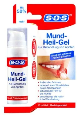 SOS Mund-Heilgel Bei Entzündung Der Mundschleimhaut - 15 Ml