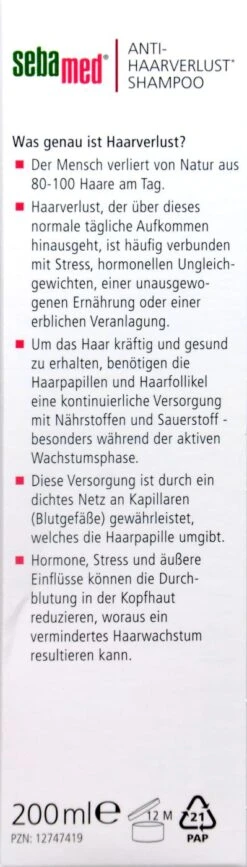 Sebamed Anti-Haarverlust Shampoo - 200 Ml 7 Sebamed Anti-Haarverlust Shampoo - 200 Ml -Compo-Laden Sebamed20Anti Haarverlust20Shampoo 25319 L01