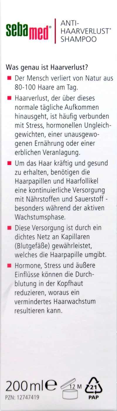 Sebamed Anti-Haarverlust Shampoo - 200 Ml 4 Sebamed Anti-Haarverlust Shampoo - 200 Ml – Bild 4