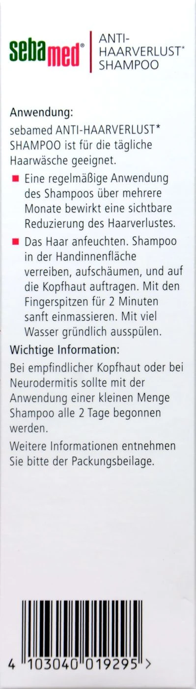 Sebamed Anti-Haarverlust Shampoo - 200 Ml 2 Sebamed Anti-Haarverlust Shampoo - 200 Ml – Bild 2