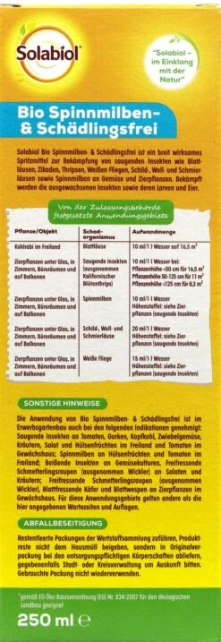 Solabiol Bio Spinnmilben- Und Schädlingsfrei - 250 Ml -Compo-Laden Solabiol20Bio20Spinnmliben20 20und20Schaedlingsfrei 34331 H01