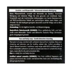 Speick Black Soap Aktivkohle - Reine Pflanzenölseifen - 100 G -Compo-Laden Speick20Black20Soap20Aktivkohle20 20324 H01